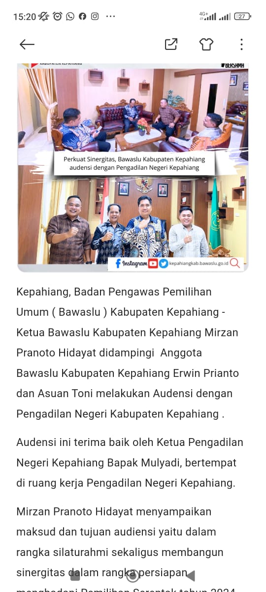 audensi pengadilan 